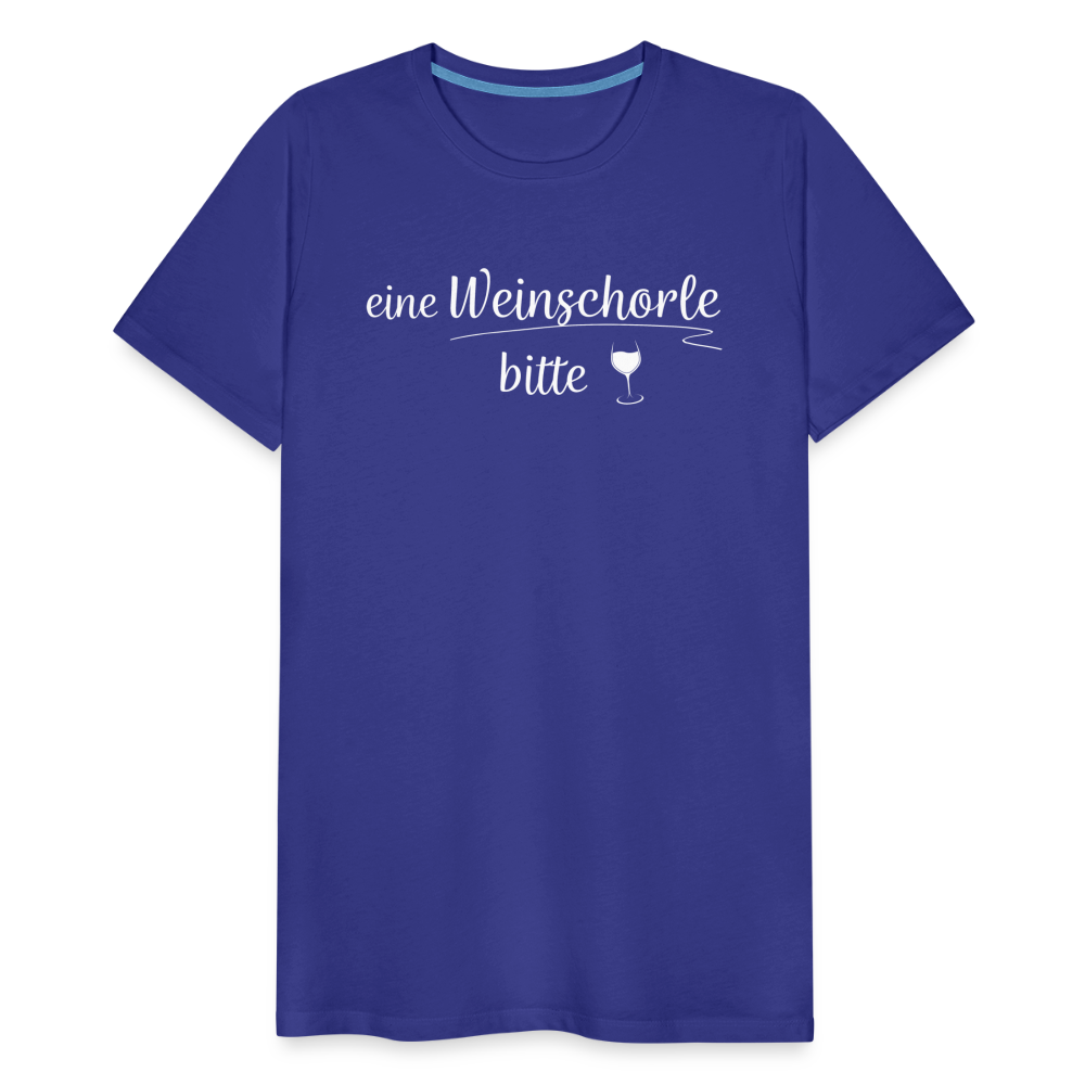 eine Weinschorle bitte - Männer T-Shirt - Königsblau
