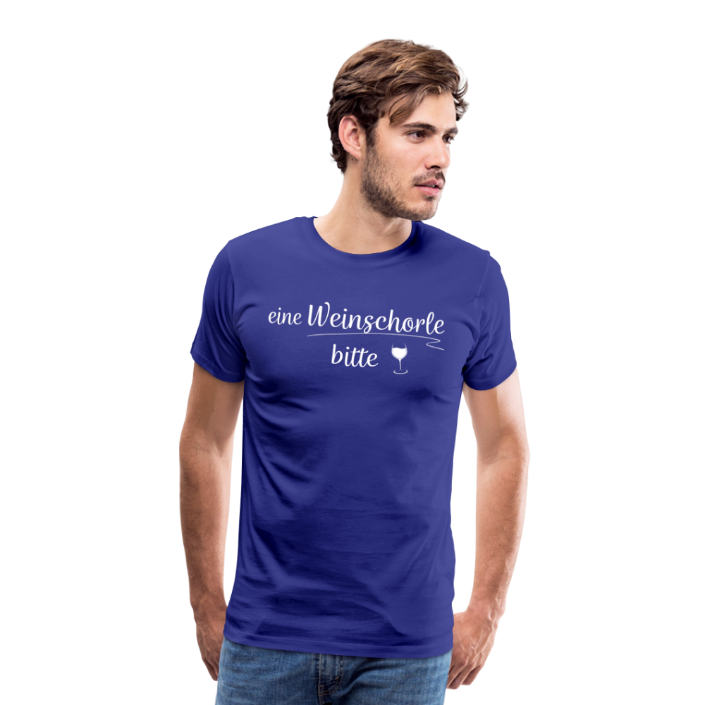 eine Weinschorle bitte - Männer T-Shirt - Königsblau