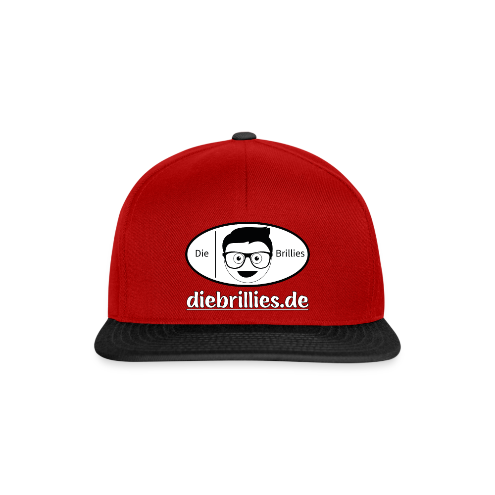 Die Brillies Fanedition - Snapback Cap - Rot/Schwarz