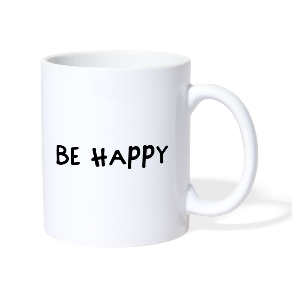 Be Happy - Tasse 325 ml - weiß