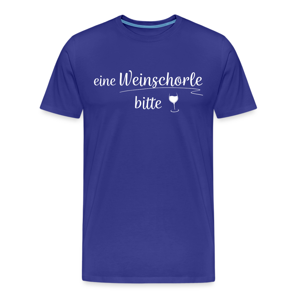 eine Weinschorle bitte - Männer T-Shirt - Königsblau
