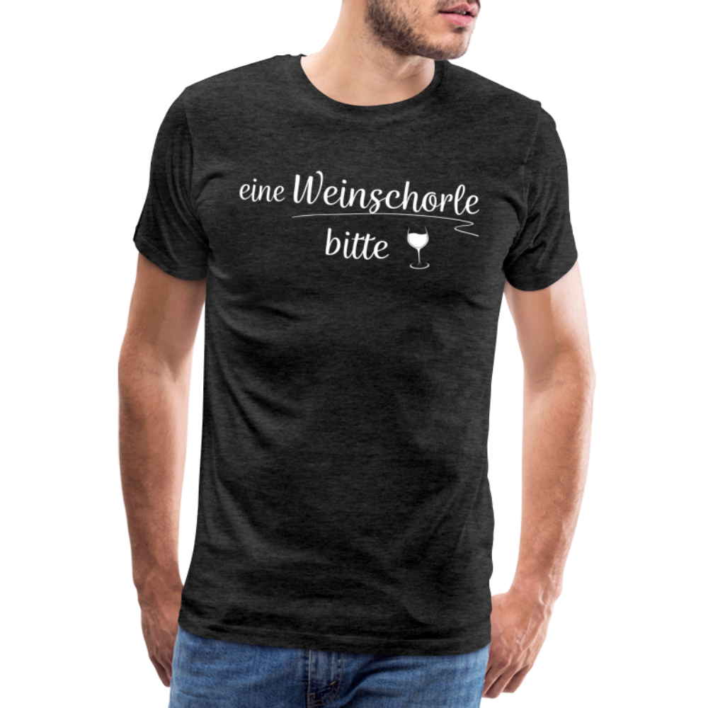 eine Weinschorle bitte - Männer T-Shirt - Anthrazit
