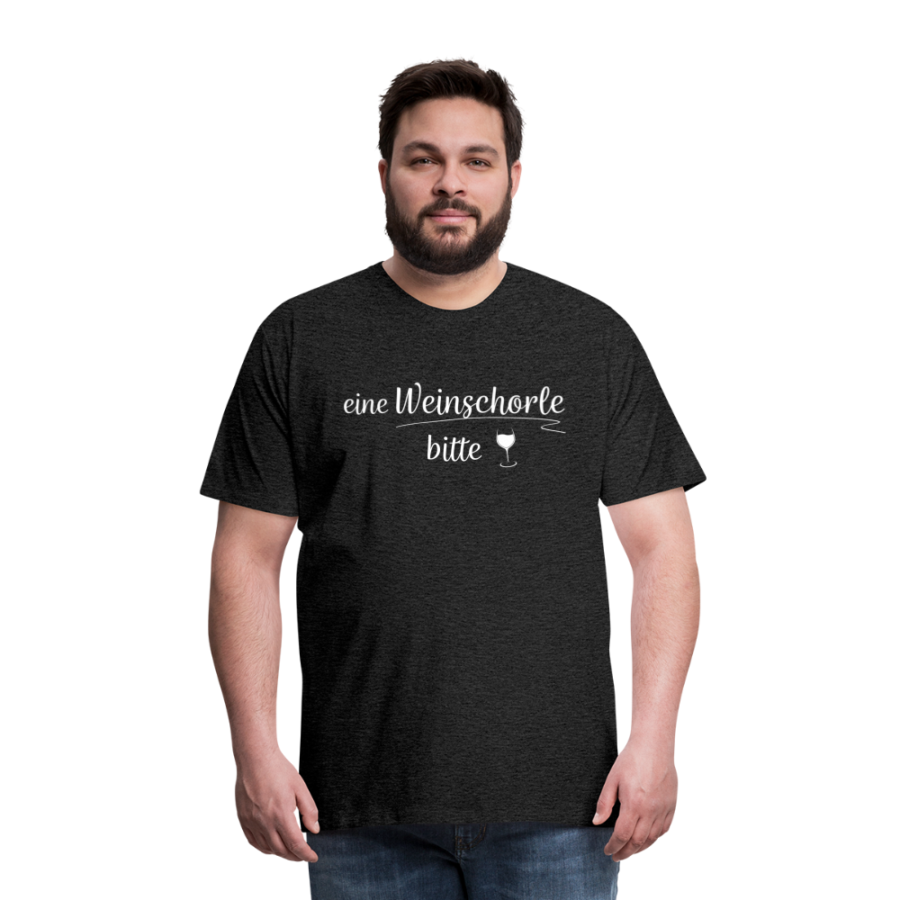 eine Weinschorle bitte - Männer T-Shirt - Anthrazit