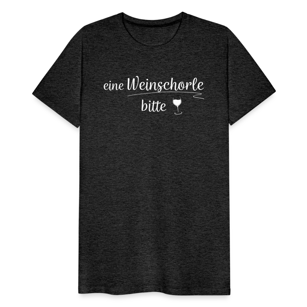 eine Weinschorle bitte - Männer T-Shirt - Anthrazit