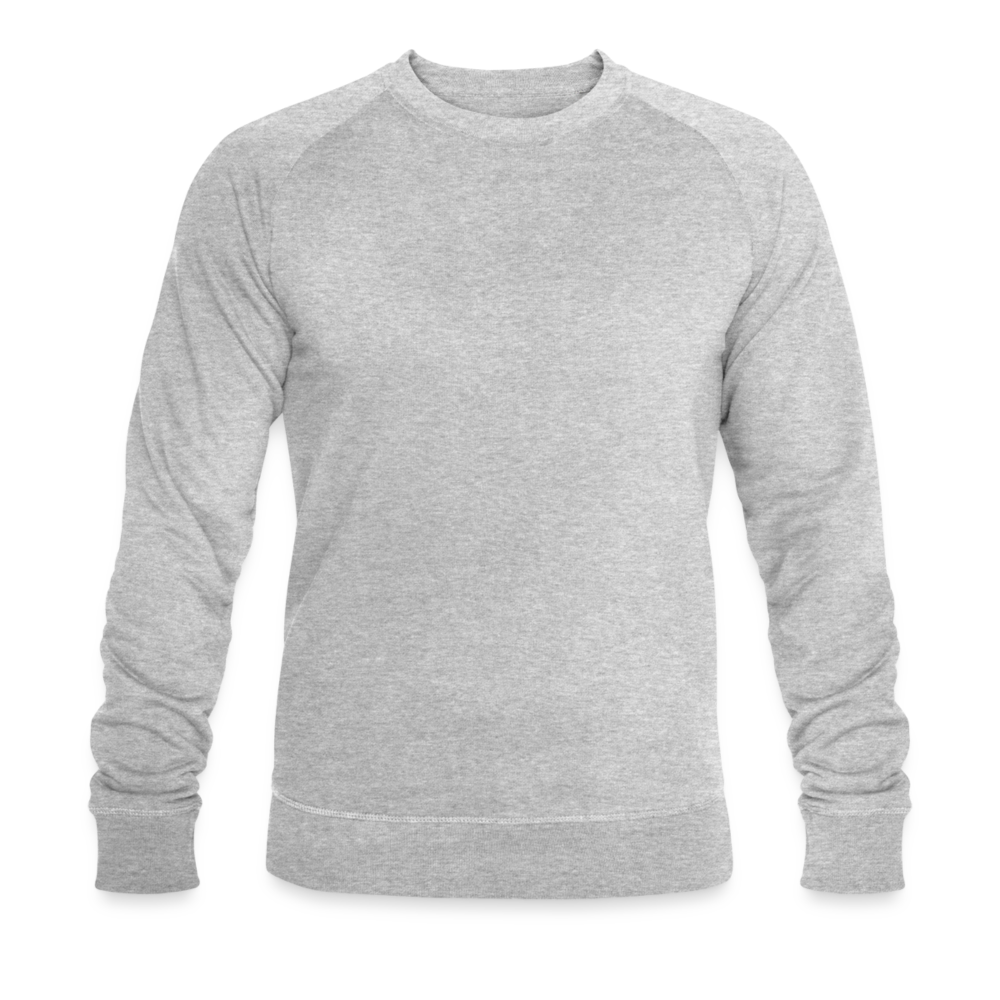 Worth it - Männer Bio-Sweatshirt - Grau meliert