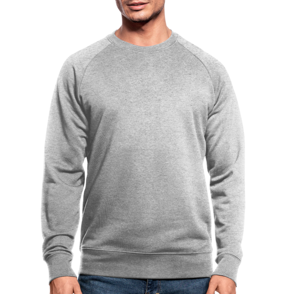 Worth it - Männer Bio-Sweatshirt - Grau meliert