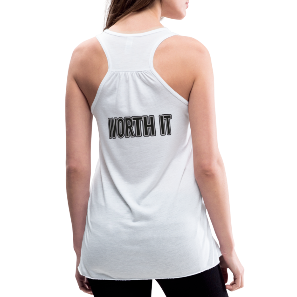 Worth it - Federleichtes Frauen Tank Top - weiß