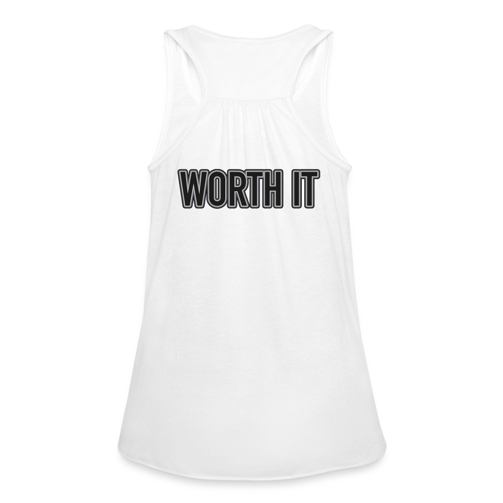 Worth it - Federleichtes Frauen Tank Top - weiß