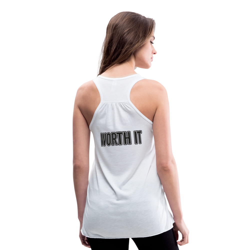 Worth it - Federleichtes Frauen Tank Top - weiß