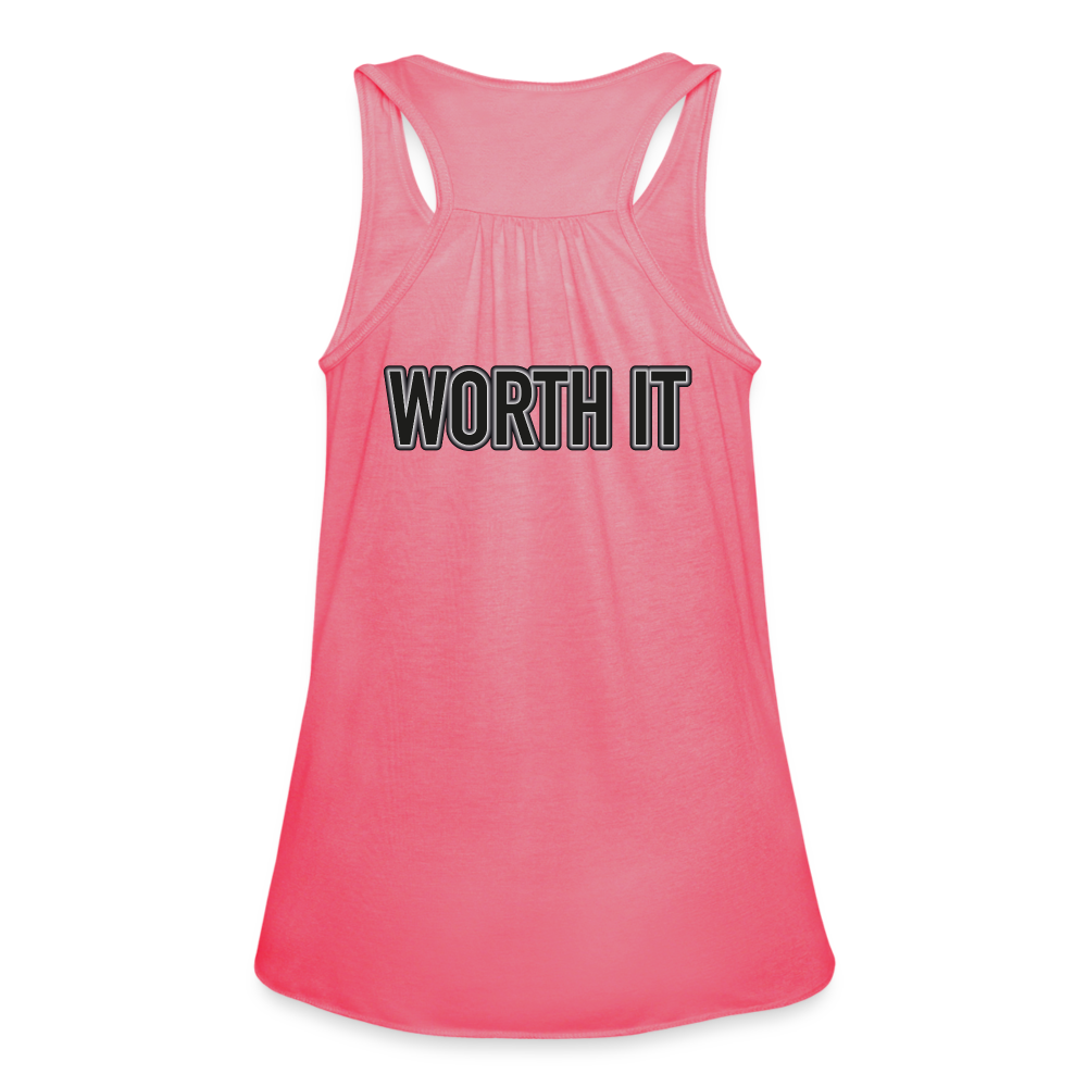Worth it - Federleichtes Frauen Tank Top - Neonpink