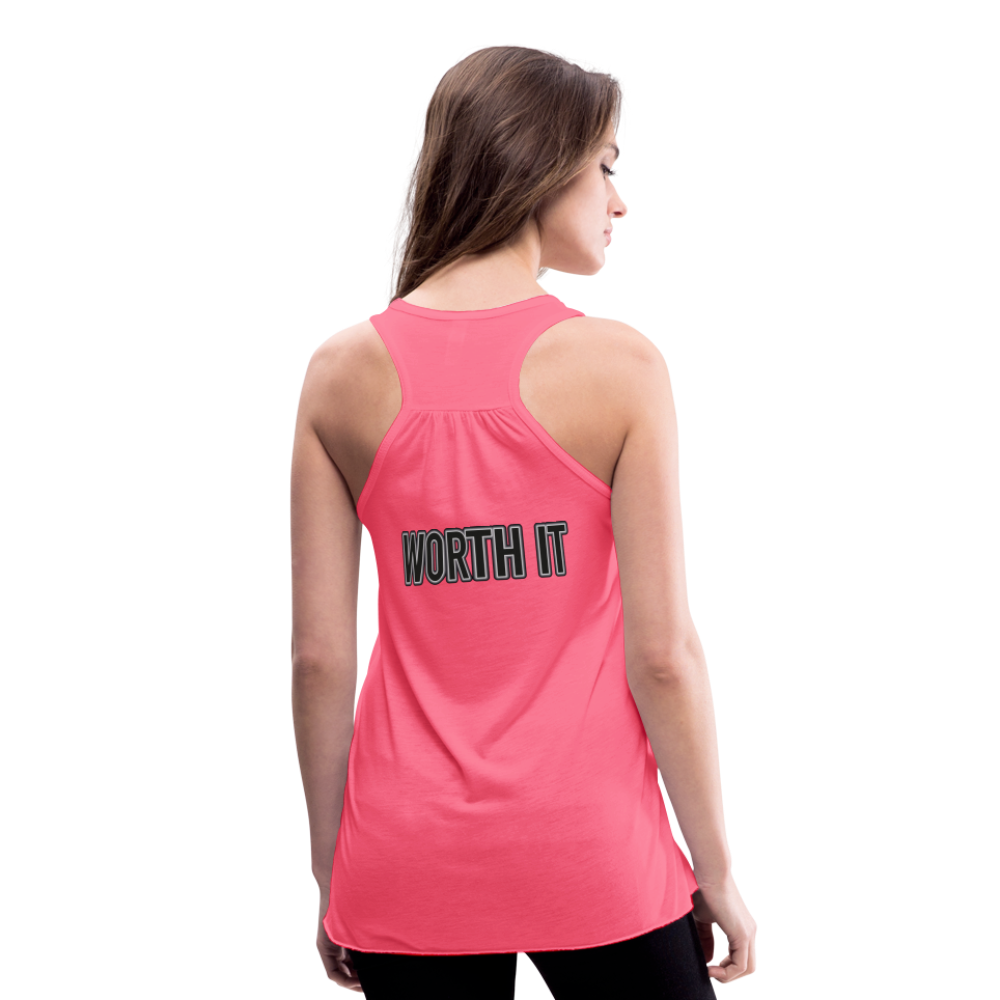Worth it - Federleichtes Frauen Tank Top - Neonpink