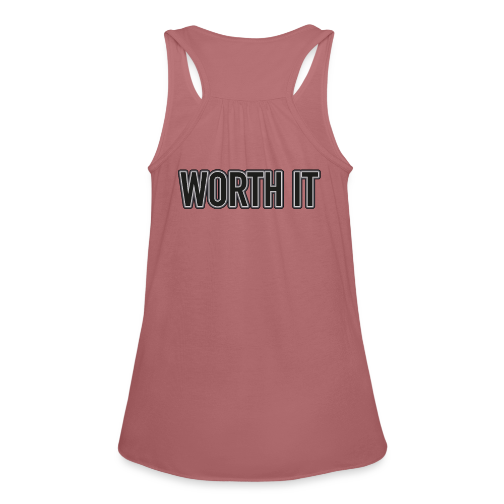 Worth it - Federleichtes Frauen Tank Top - Vintage Rosa