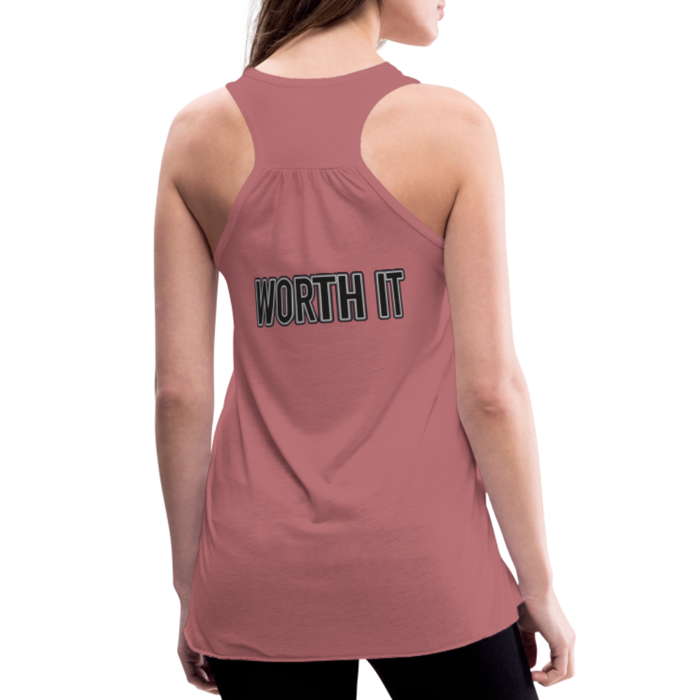 Worth it - Federleichtes Frauen Tank Top - Vintage Rosa
