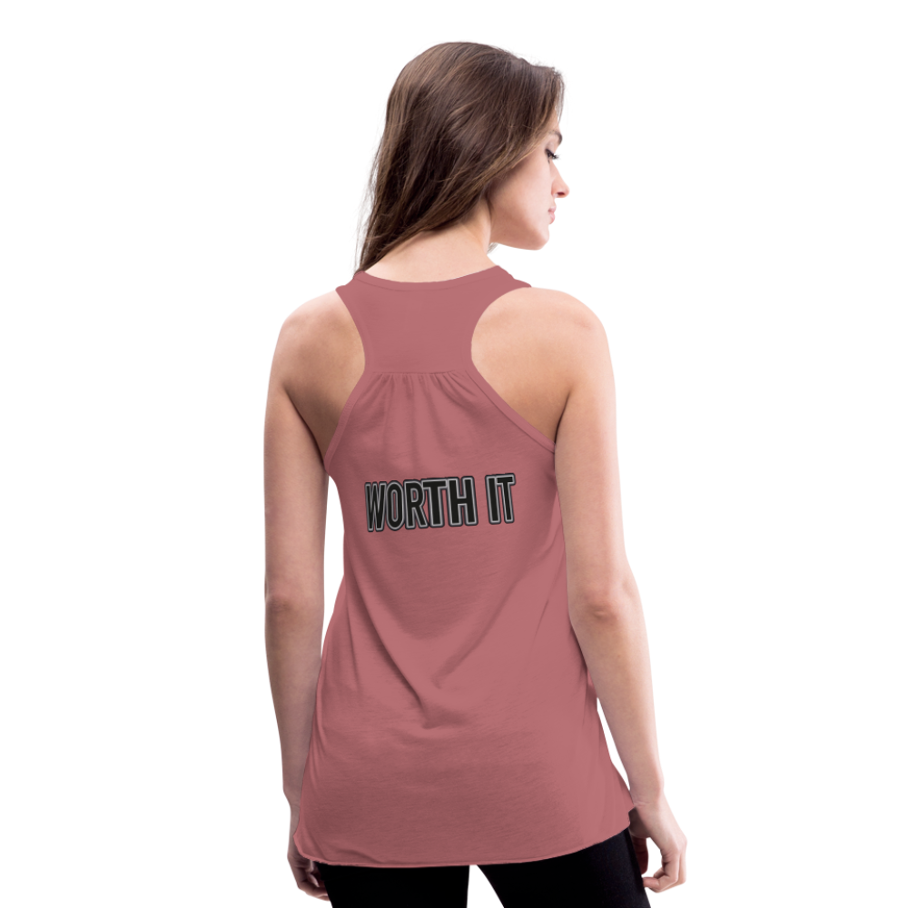 Worth it - Federleichtes Frauen Tank Top - Vintage Rosa