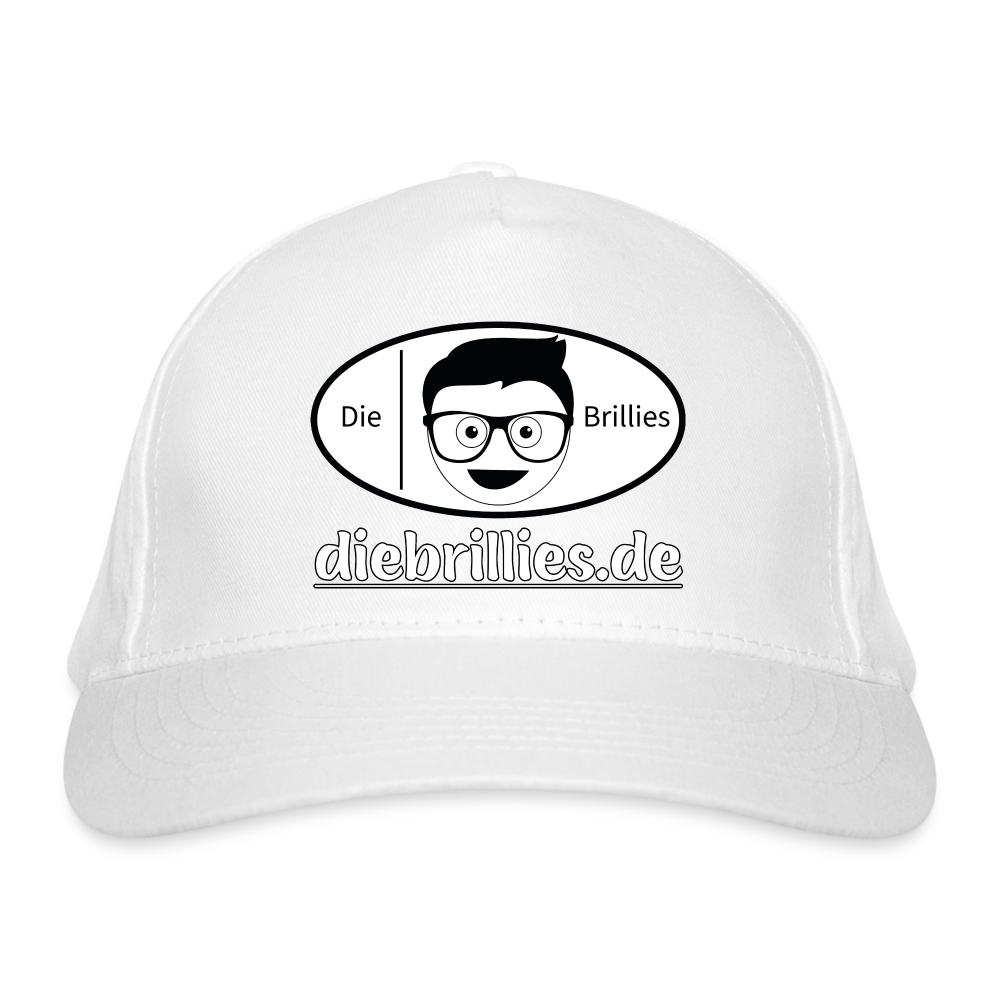 Die Brillies Fanedition - Bio-Baseballkappe - weiß