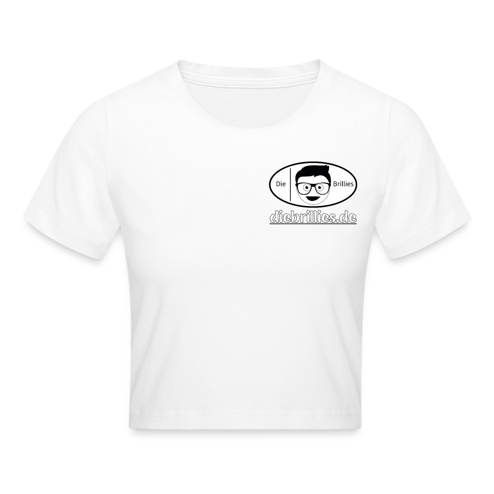 Die Brillies Fanedition - Crop T-Shirt - weiß