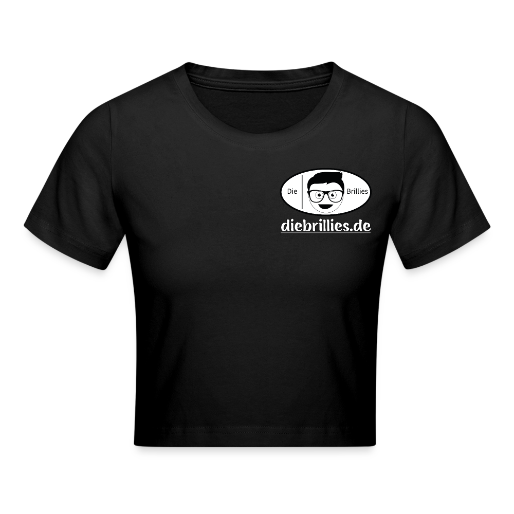Die Brillies Fanedition - Crop T-Shirt - Schwarz