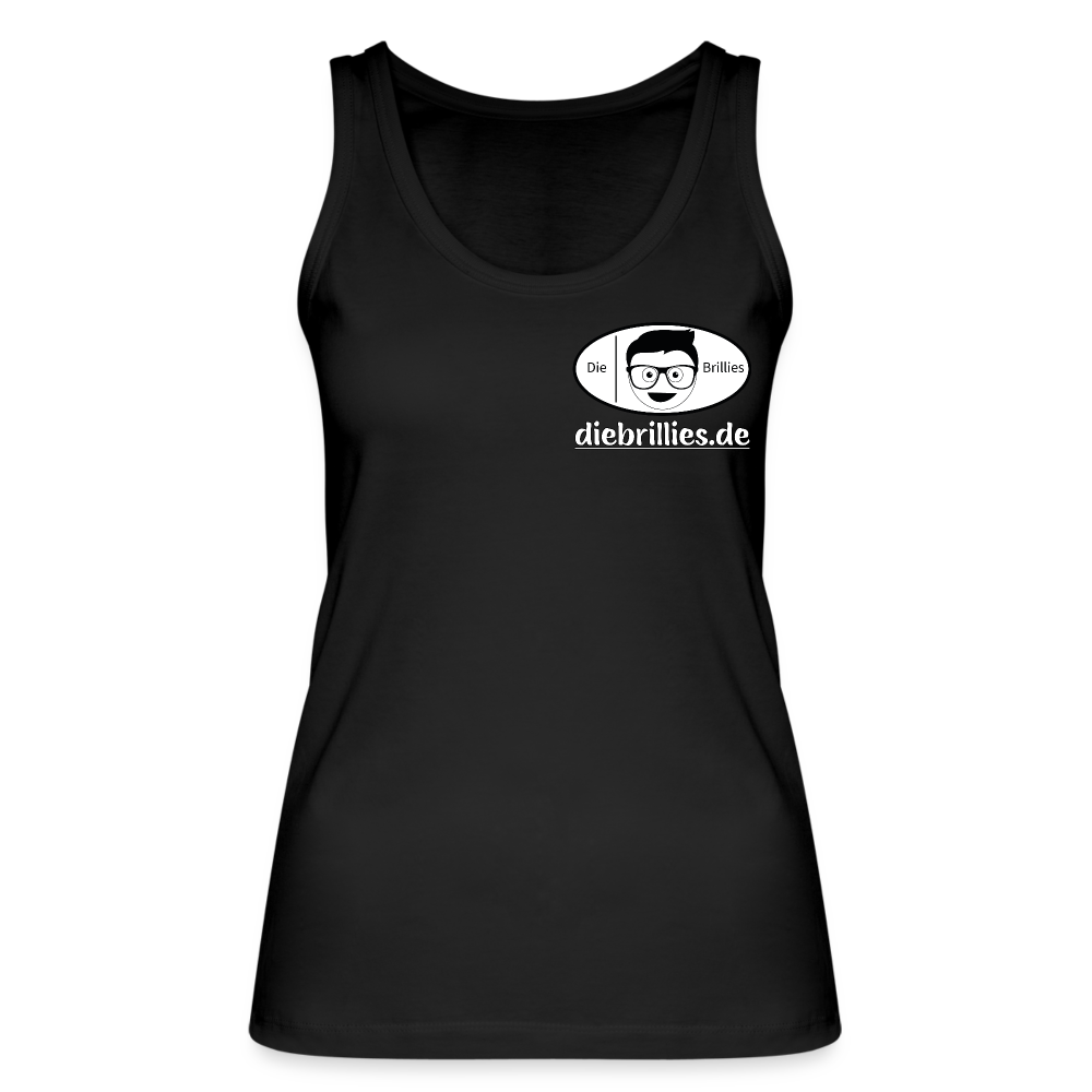 Die Brillies Fanedition - Frauen Tank Top aus 100% Bio-Baumwolle - Schwarz