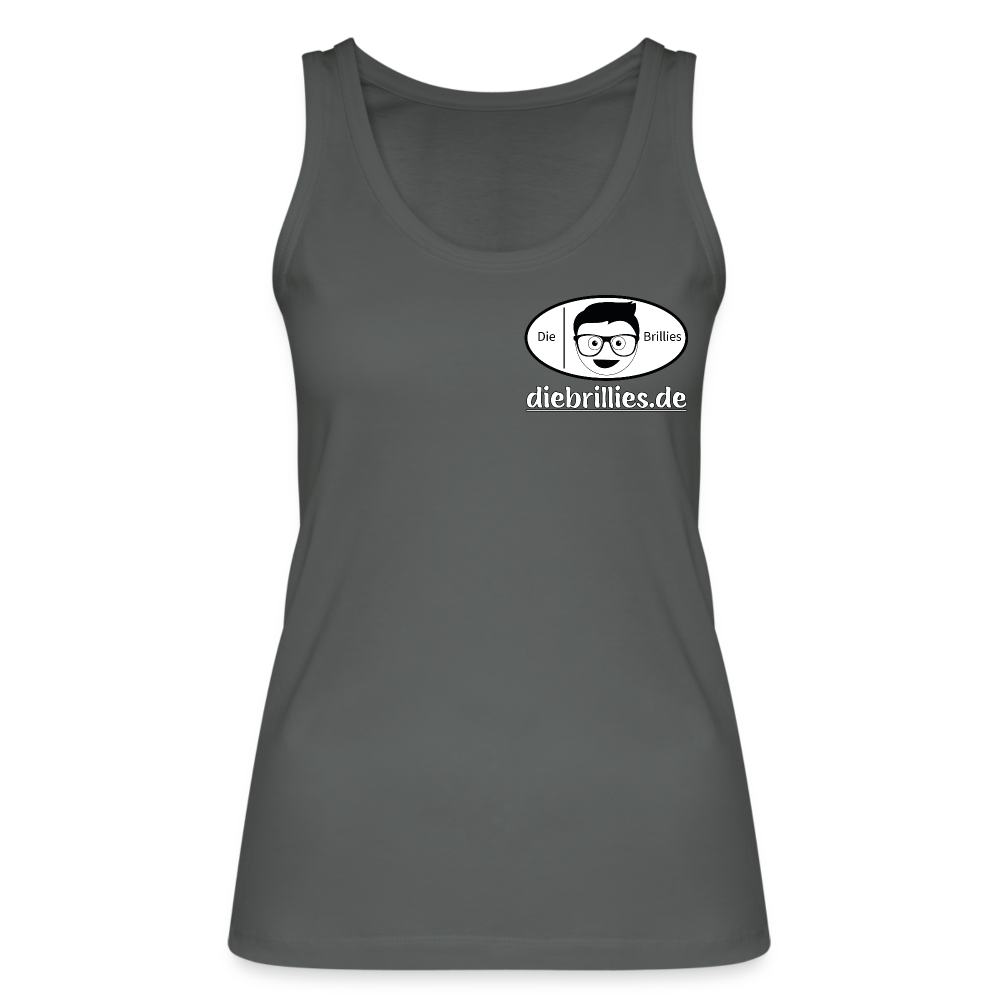 Die Brillies Fanedition - Frauen Tank Top aus 100% Bio-Baumwolle - Anthrazit