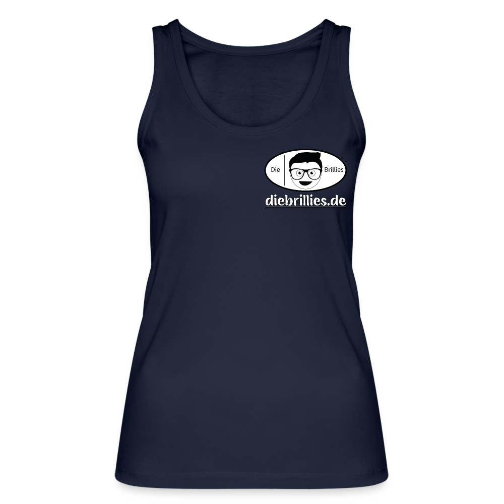 Die Brillies Fanedition - Frauen Tank Top aus 100% Bio-Baumwolle - Navy