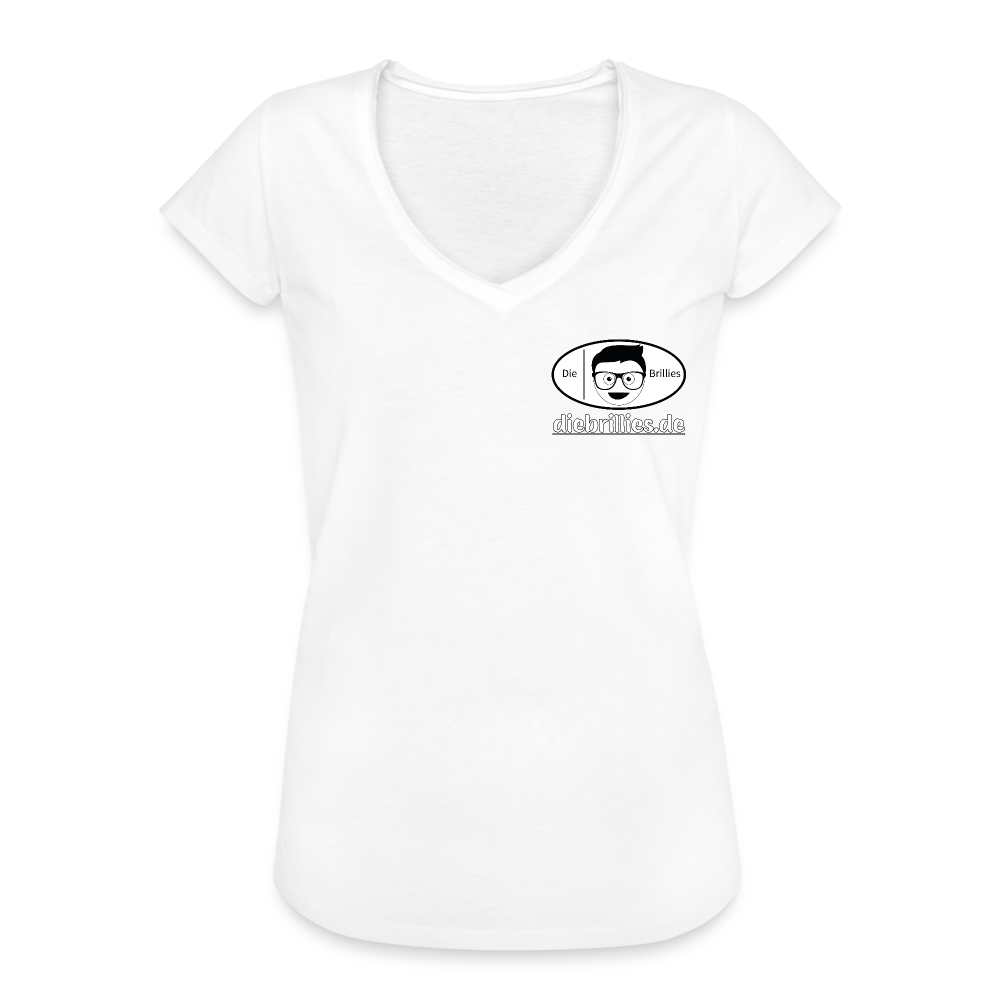 Die Brillies Fanedition - Frauen Vintage T-Shirt - weiß