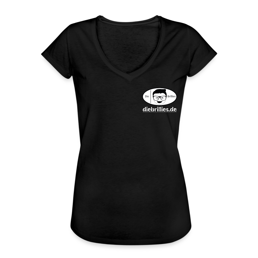 Die Brillies Fanedition - Frauen Vintage T-Shirt - Schwarz