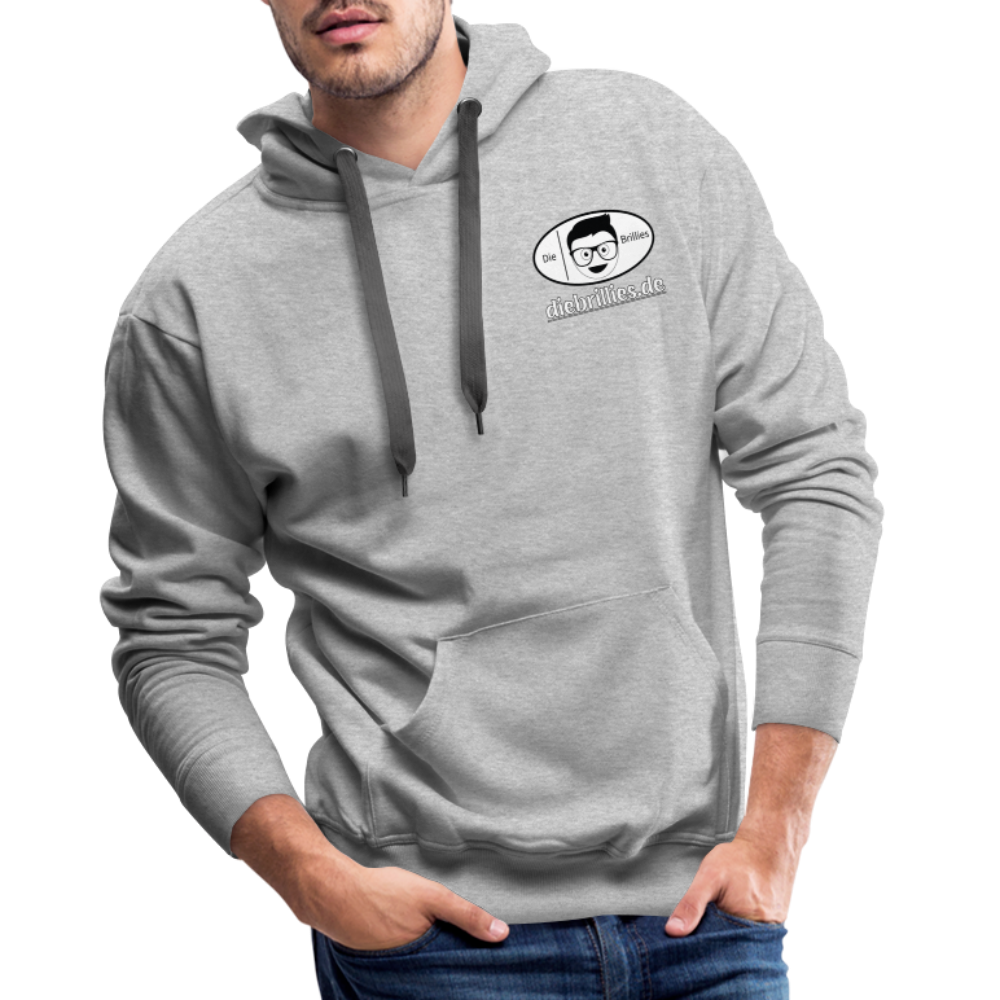 Die Brillies Fanedition - Männer Hoodie - Grau meliert