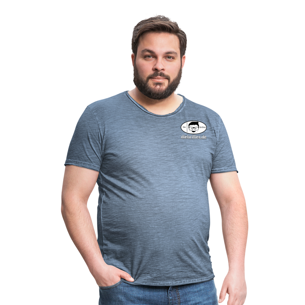 Die Brillies Fanedition - Männer Vintage T-Shirt - Vintage Denim
