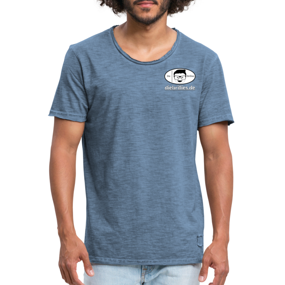 Die Brillies Fanedition - Männer Vintage T-Shirt - Vintage Denim