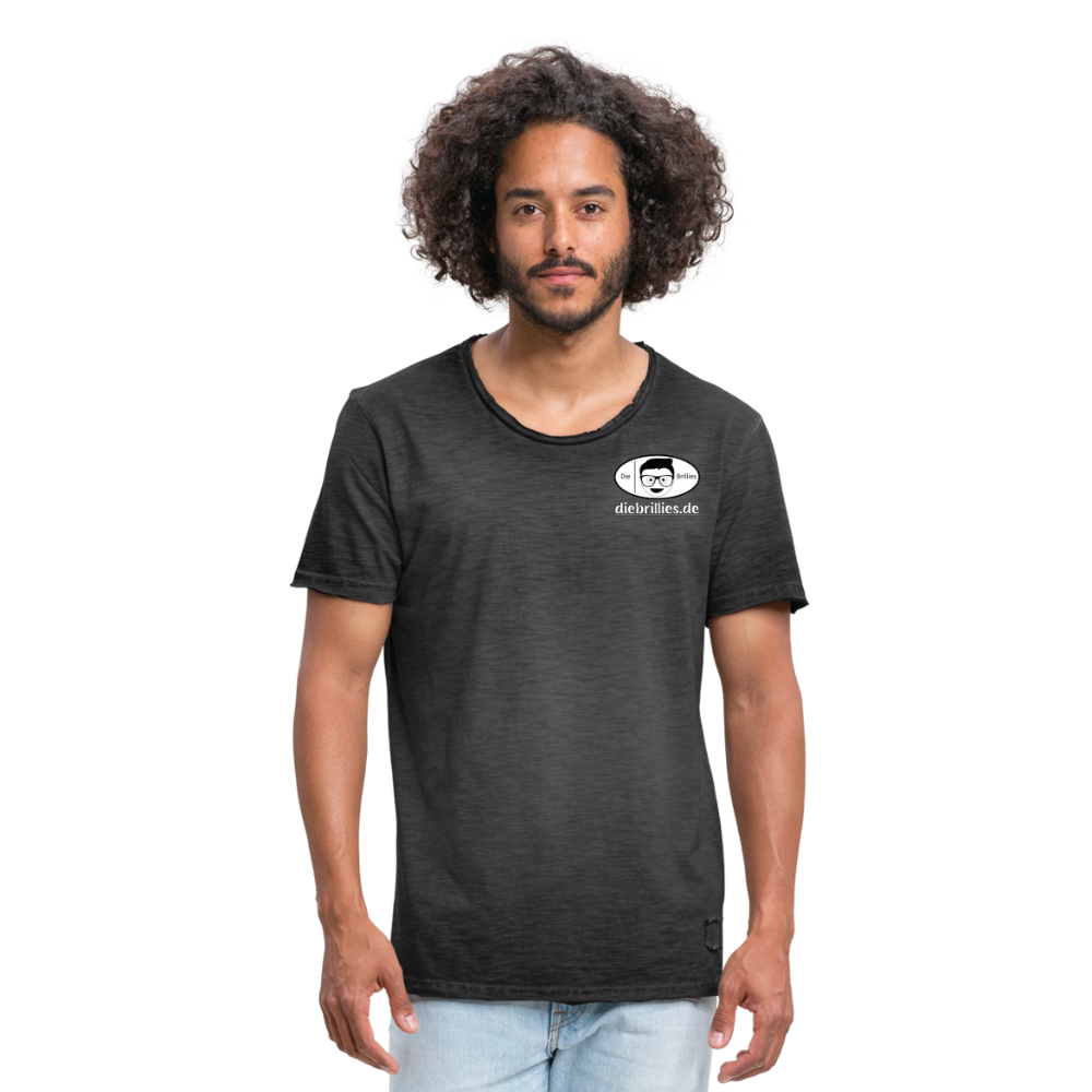 Die Brillies Fanedition - Männer Vintage T-Shirt - Vintage Schwarz
