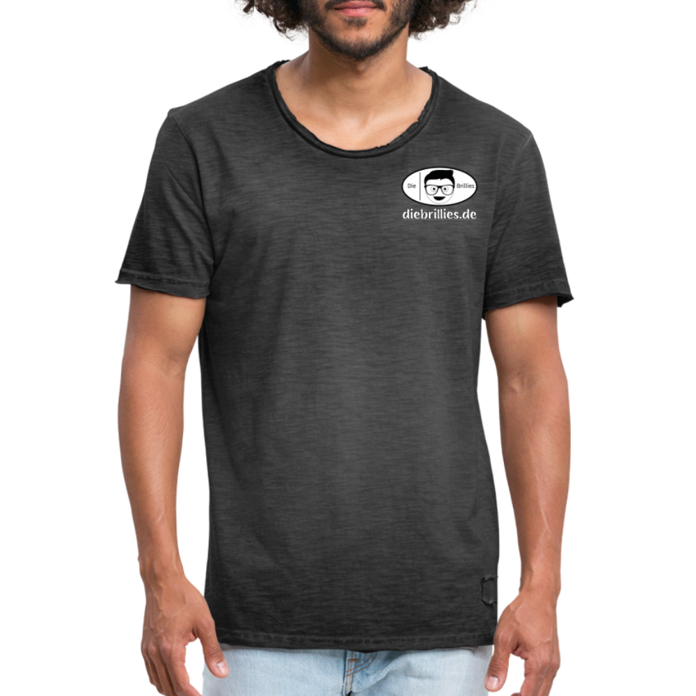Die Brillies Fanedition - Männer Vintage T-Shirt - Vintage Schwarz