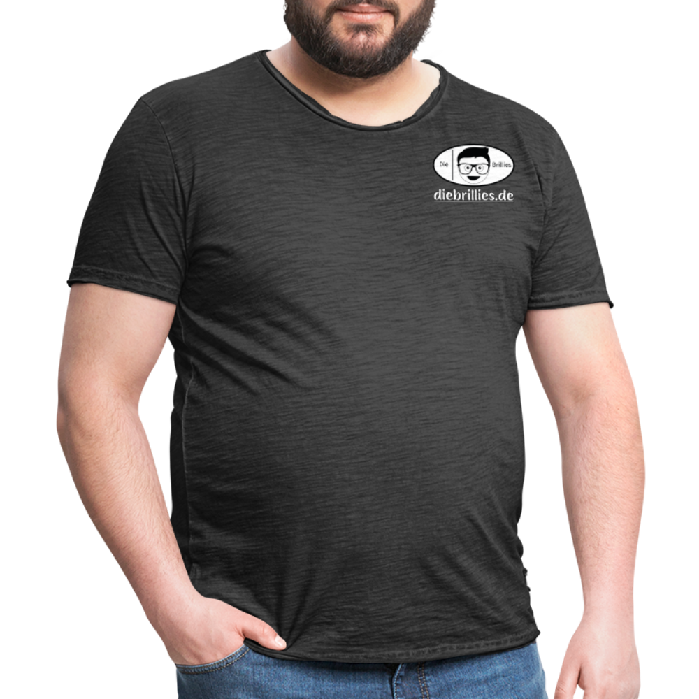 Die Brillies Fanedition - Männer Vintage T-Shirt - Vintage Schwarz