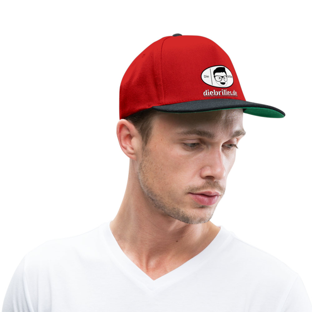 Die Brillies Fanedition - Snapback Cap - Rot/Schwarz