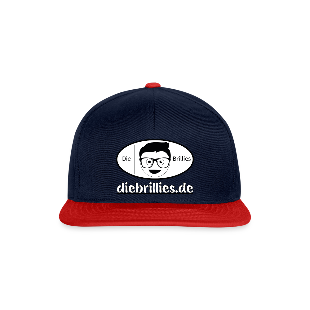 Die Brillies Fanedition - Snapback Cap - Navy/Rot