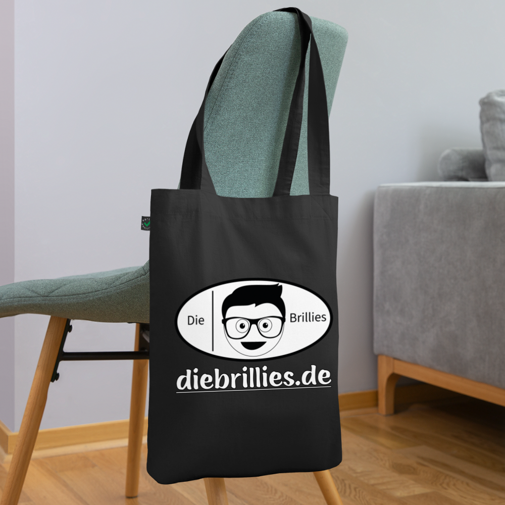Die Brillies Fanedition - Stoffbeutel aus 100% Bio-Baumwolle - Schwarz