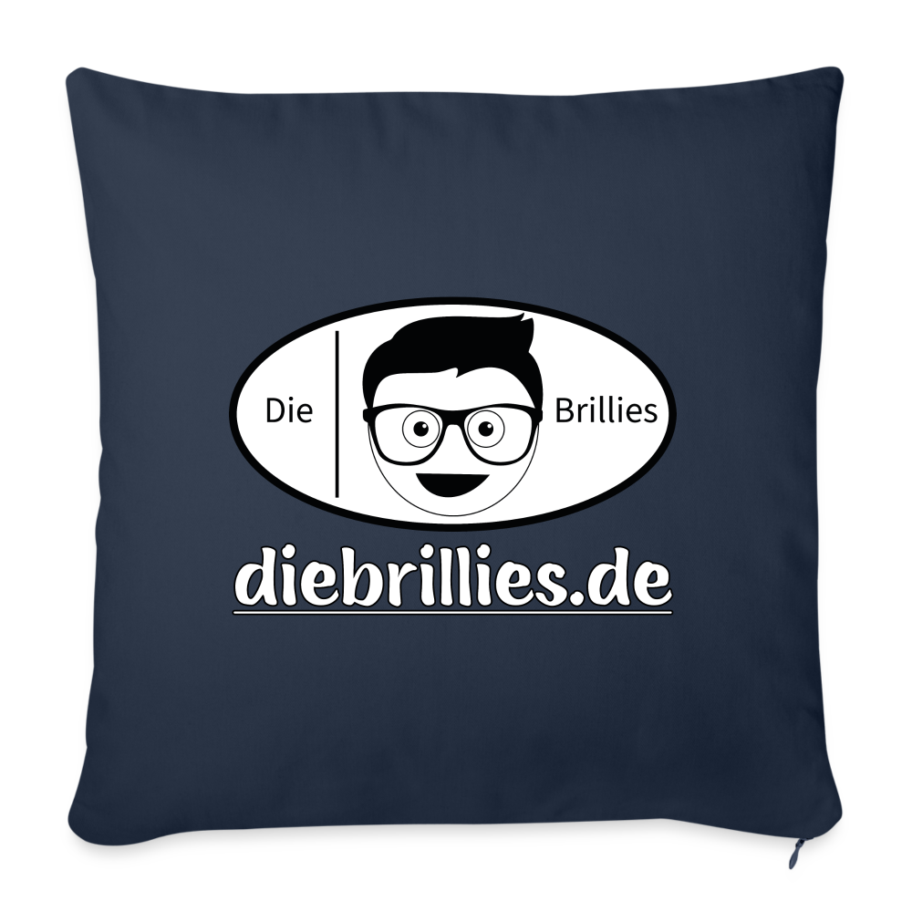 Die Brillies Fanedition - Sofakissenbezug 44 x 44 cm - Navy