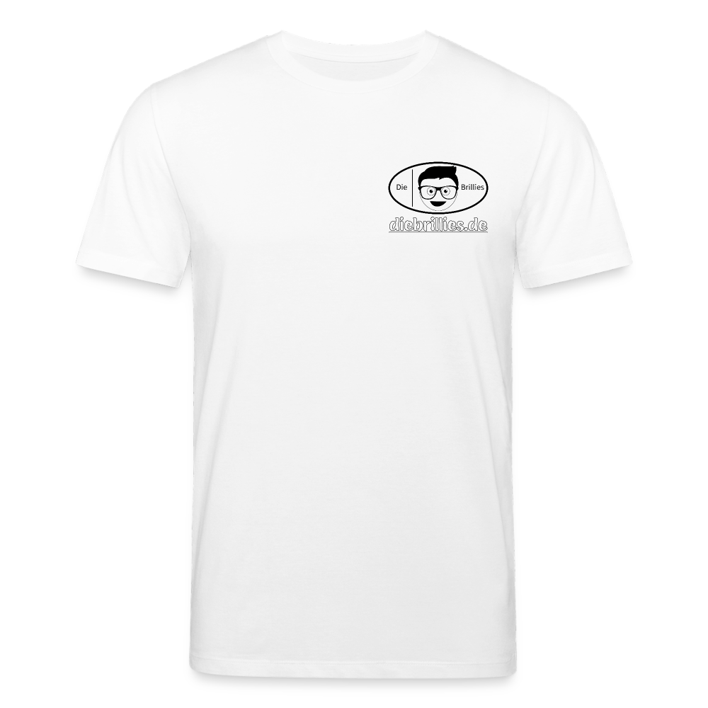 Die Brillies Fanedition - Männer T-Shirt aus 100% Bio-Baumwolle - weiß