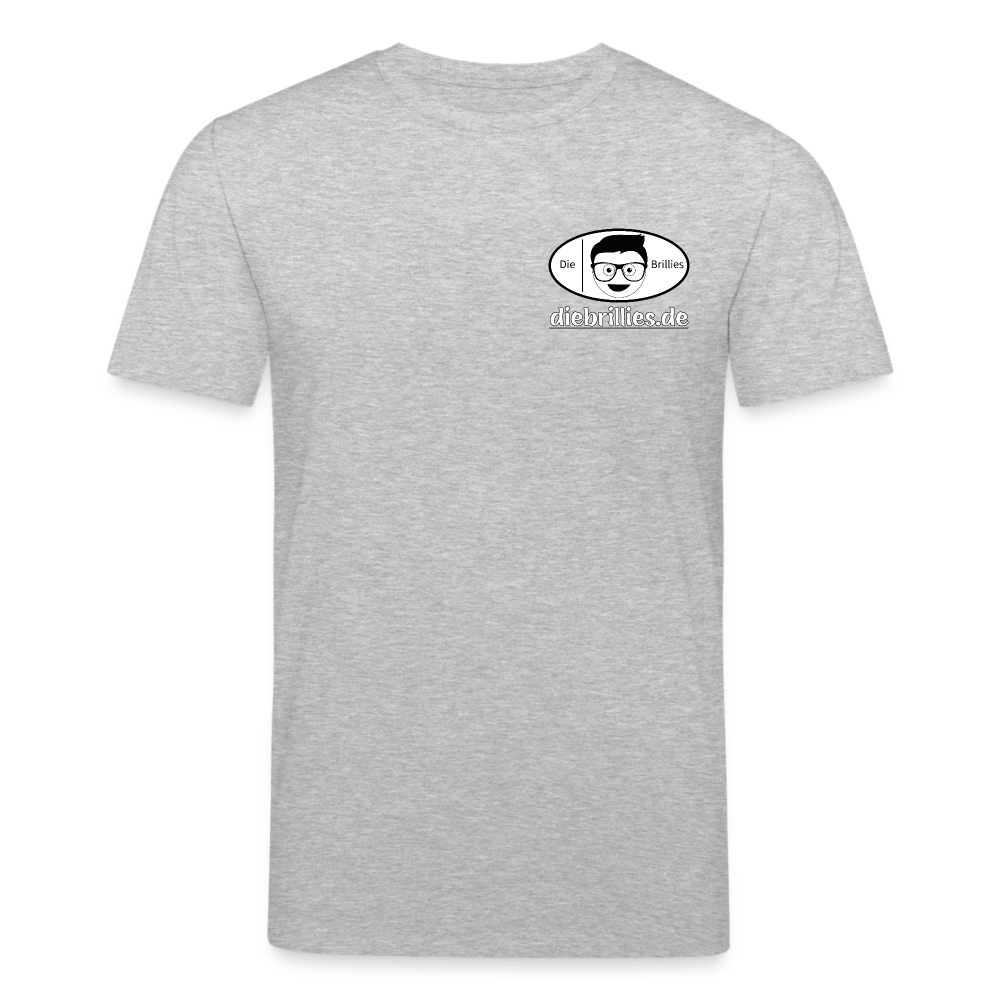 Die Brillies Fanedition - Männer T-Shirt aus 100% Bio-Baumwolle - Grau meliert