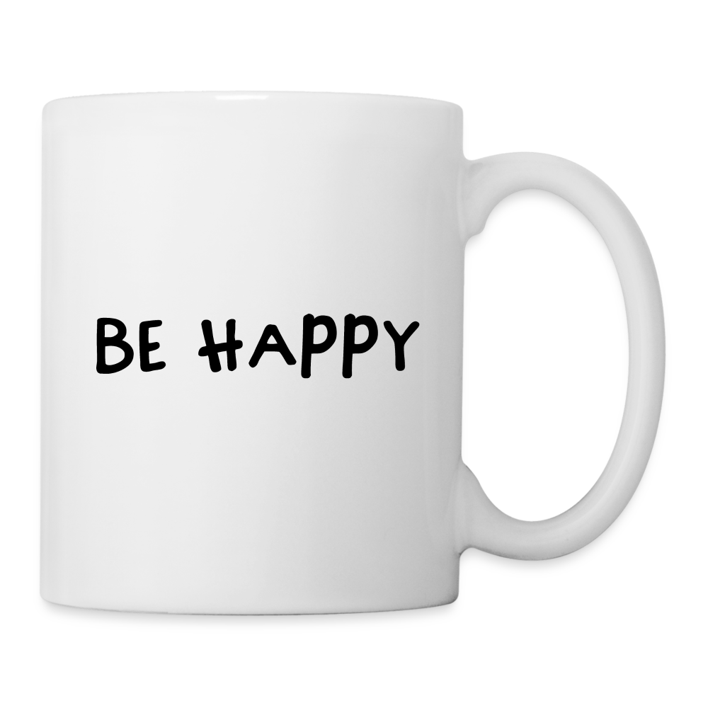 Be Happy - Tasse 325 ml - weiß