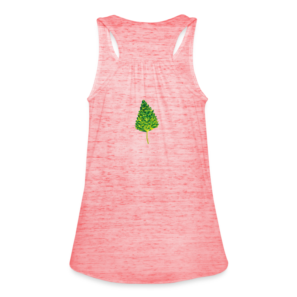 Das Blatt - Federleichtes Frauen Tank Top - Rot meliert