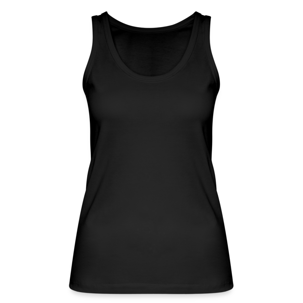 Das Blatt - Frauen Tank Top aus 100% Bio-Baumwolle - Schwarz