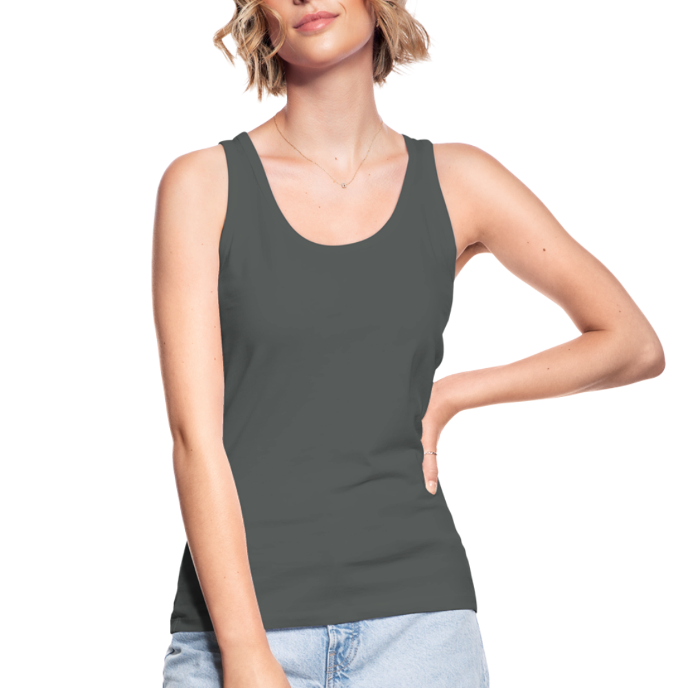 Das Blatt - Frauen Tank Top aus 100% Bio-Baumwolle - Anthrazit