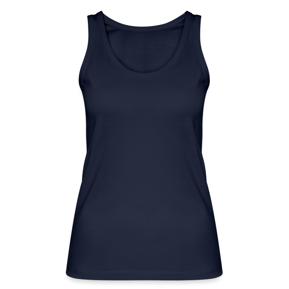 Das Blatt - Frauen Tank Top aus 100% Bio-Baumwolle - Navy