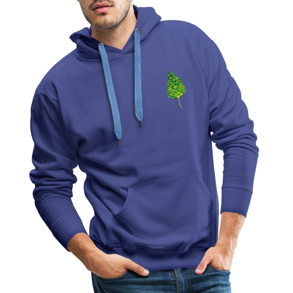 Das Blatt - Männer Hoodie - Königsblau