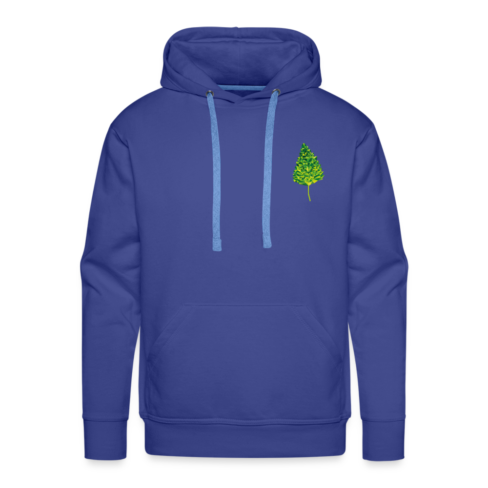 Das Blatt - Männer Hoodie - Königsblau