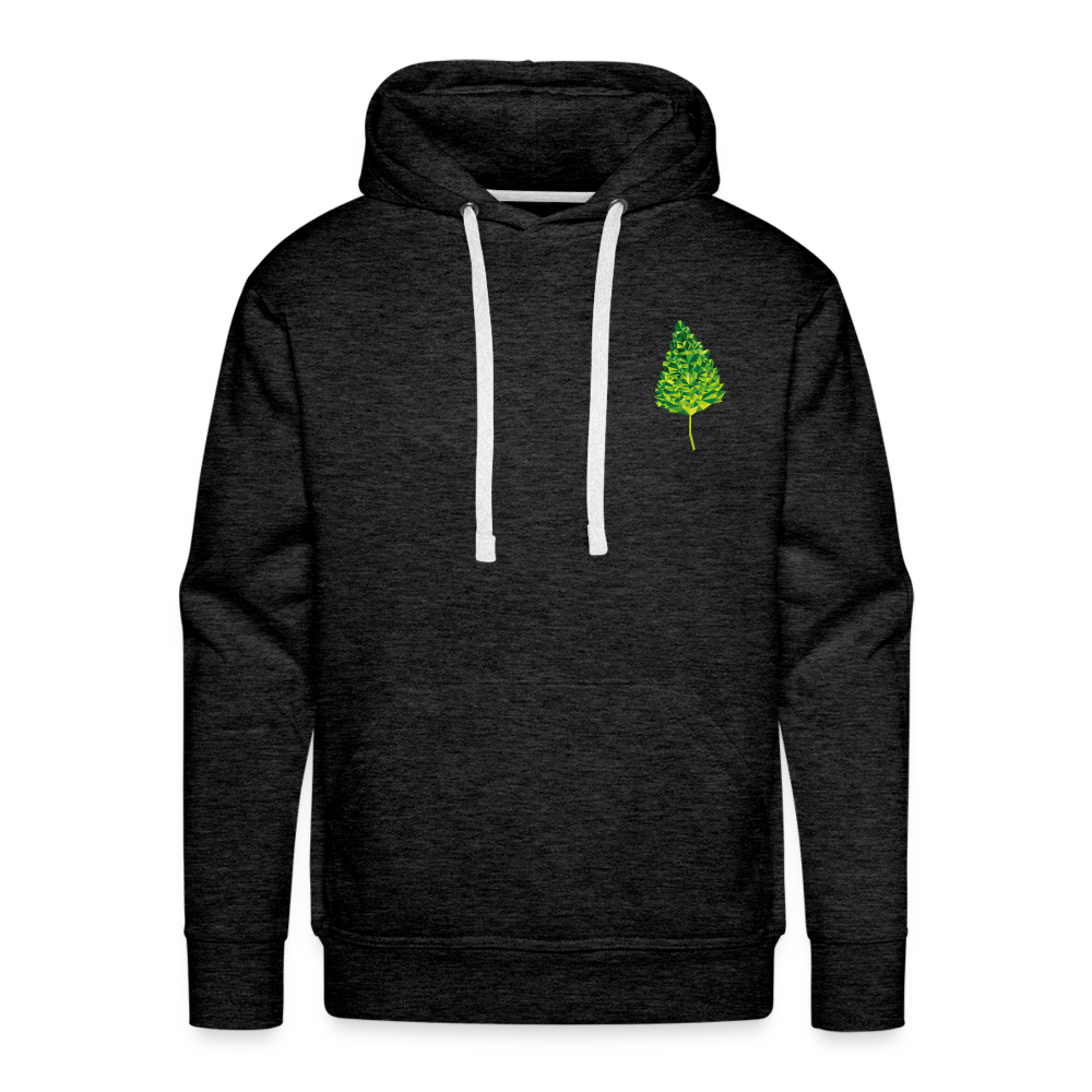 Das Blatt - Männer Hoodie - Anthrazit