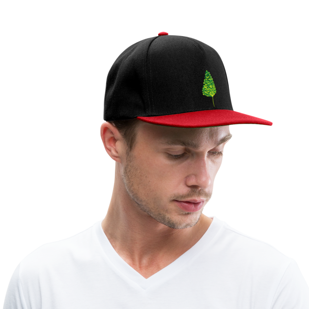 Das Blatt - Snapback Cap - Schwarz/Rot