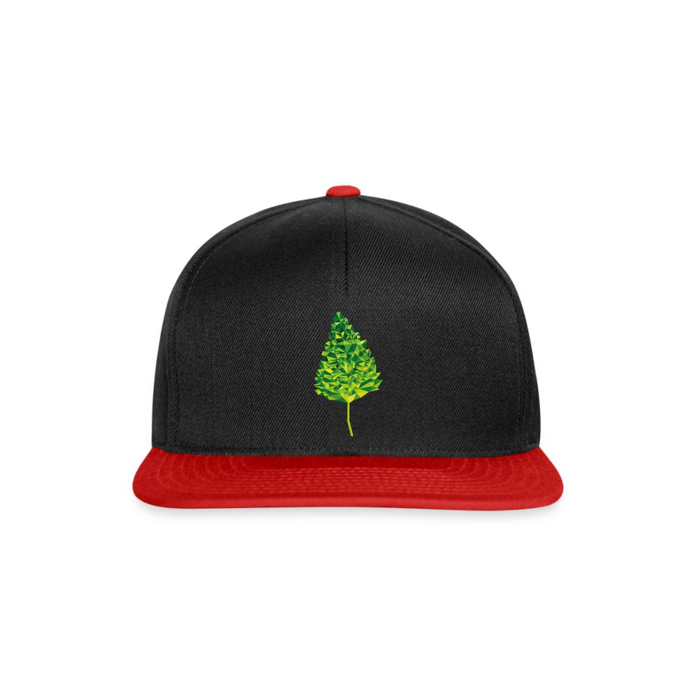 Das Blatt - Snapback Cap - Schwarz/Rot
