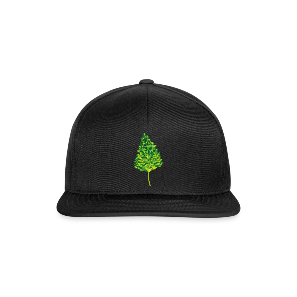 Das Blatt - Snapback Cap - Schwarz/Schwarz