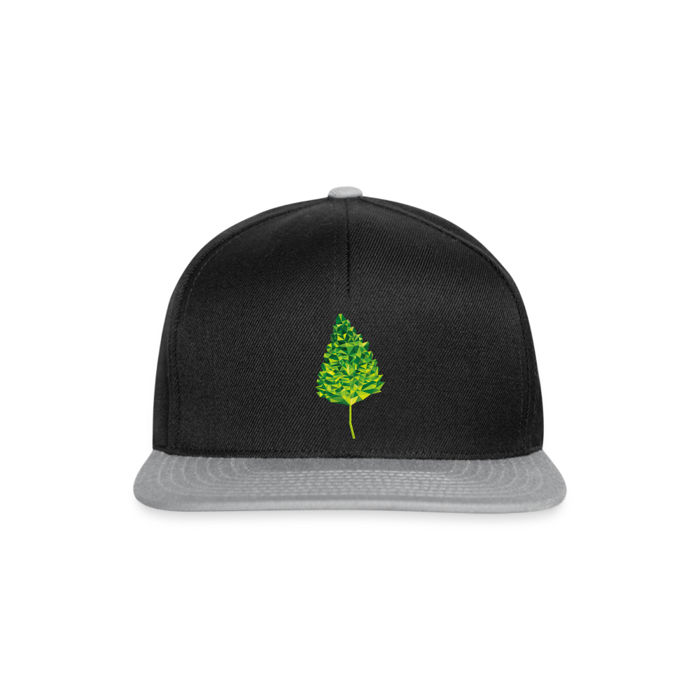 Das Blatt - Snapback Cap - Schwarz/Grau